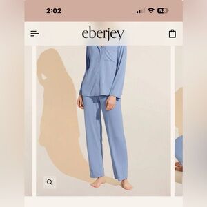 Eberjey pajama set. Luxuriously soft and comfortable! Size Large.